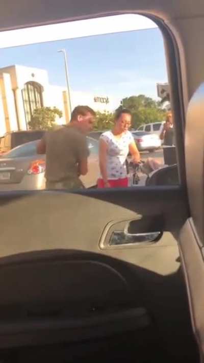 Inexcusable behavior from unhinged soldier.