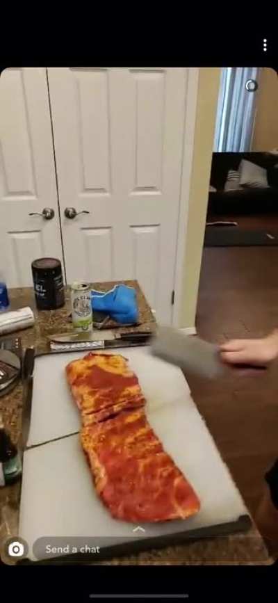 How to chop meat