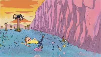 Did Justin and Dan really think Morty moaning in pain for a little while was funny? 'Cause, well, it was for me. Just imagining Justin moaning in Morty's voice in the recording booth cracks me up