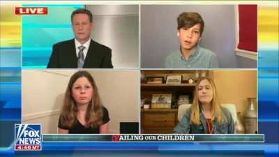 Professional freakouts are still freakouts. Fox News host was compelled to challenge a 6th grader who thinks Coronovirus response is working better now.
