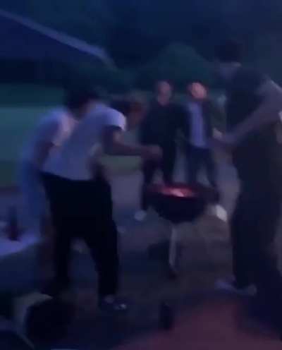 The contrast between these two groups at a party