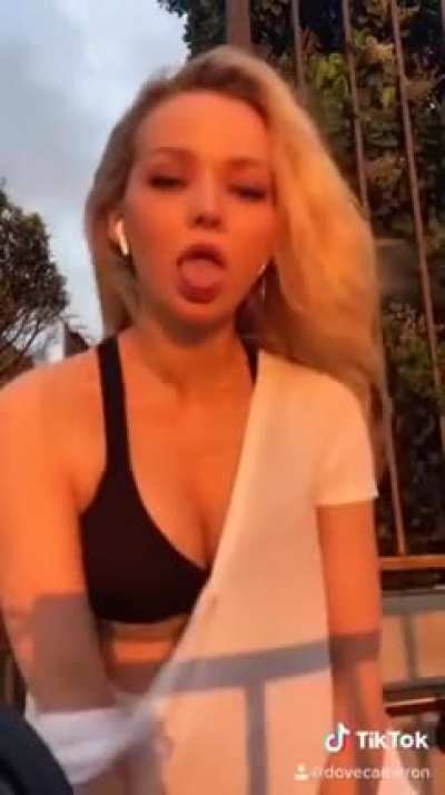 Cleavage &amp;amp; Tongue Out Loop