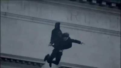 The exaggerated swagger of Sherlock