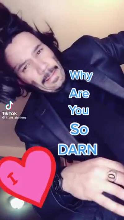 Happy Valentine&rsquo;s Day from TikTok Keanu.