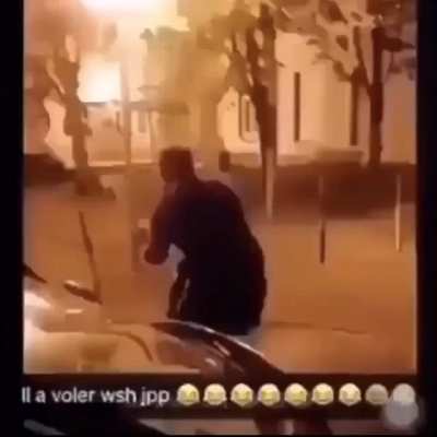Fireworks gone wrong.