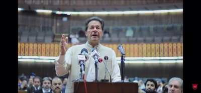 “If they have Tatas-Birlas as billionaires in India and we have Sharifs-Zardaris as billionaires here, then what was the point of partition? We need to course correct and realign towards the grand ideology Pakistan was created on” - Prime Minister Imran K