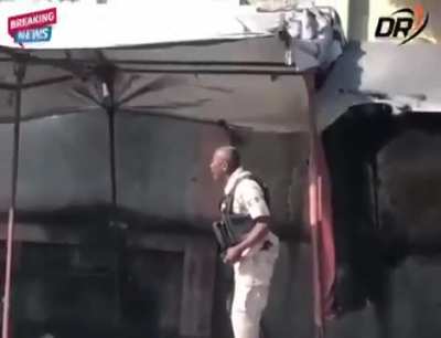 Lone Soldier in Haiti