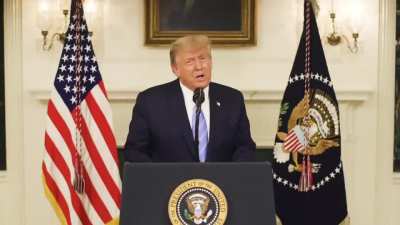 Trump condemns the DC protesters