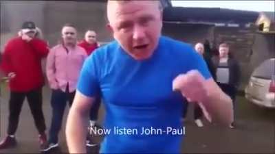"Car Keys" Mike and John Paul get threatened by the "Donkeys and Dust" gang