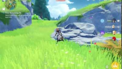 albedo takes a walk on his day off