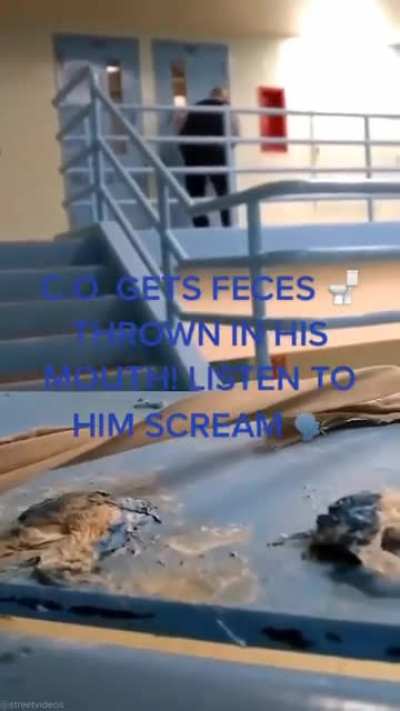 CO reacts to getting poop flung in his mouth
