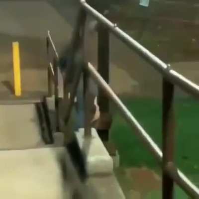 Drunk man trying to escape police
