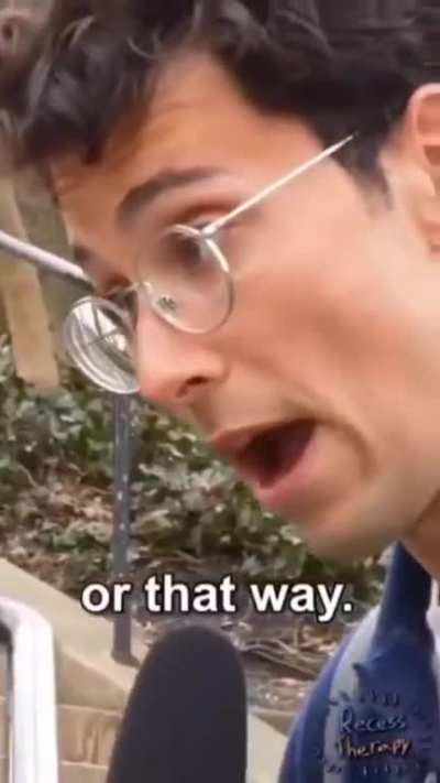 'That way' is the only way for him