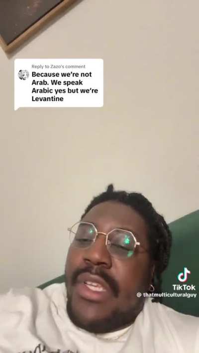 "We are not Arabs we are Levantine"