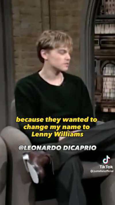 Leonardo DiCaprio&lsquo;s first appearance on Letterman as a 19 year old in 1995