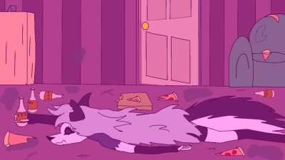 Loona parties too hard and dies.