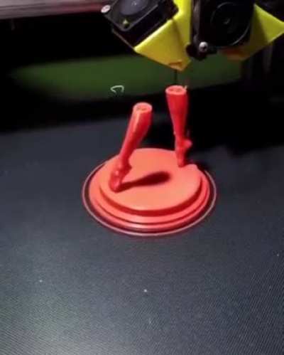 WCGW trying to 3d print something without adding support structures first