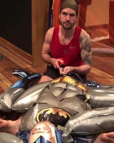 Pumping Batman