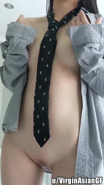 Your clothes will look huge on my tiny Japanese body...