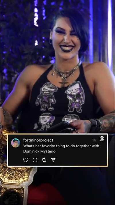 What is Rhea Ripley&rsquo;s Favorite thing to do with Dominik 💀