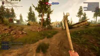 Just playing mordhau
