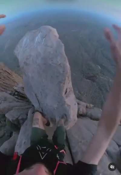 That&rsquo;s one way to test the integrity of that rock.