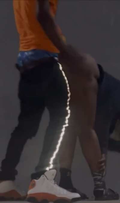 Had to bend her over outside