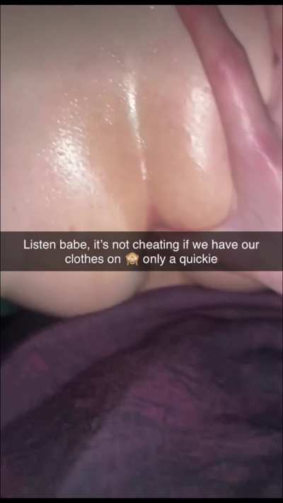 It&rsquo;s not cheating if we&rsquo;re not naked