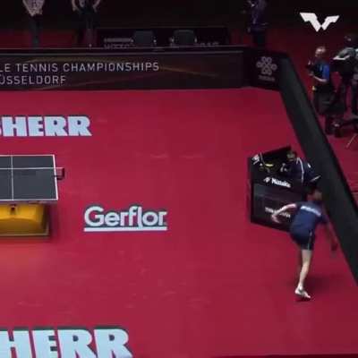 Greatest volley in the history of table tennis