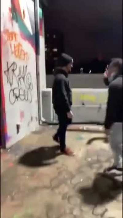 Kicking in door.