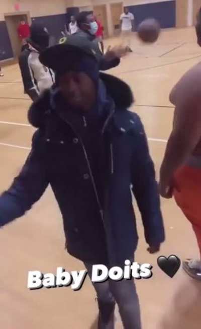all those guns just to play basketball