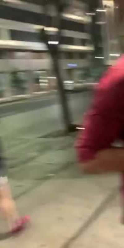 Blowjob in the middle of a public street
