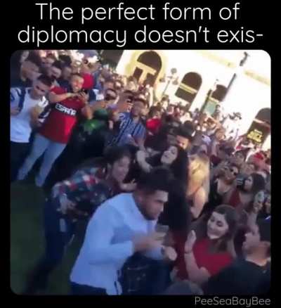 Give that man a Nobel Peace prize