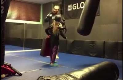 Father and Daughter having fun.