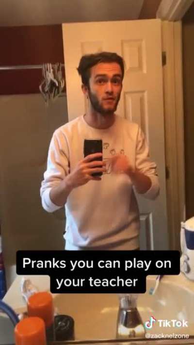Pranks you can play on your teacher