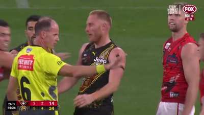 "Pick up the ball you...."