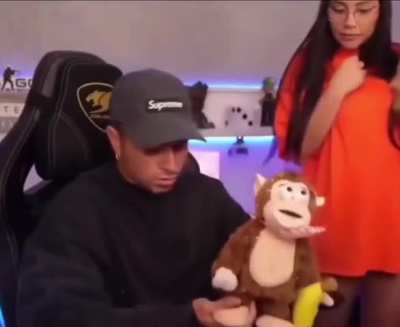 A reação deles véi