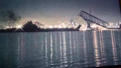 A major bridge has collapsed in Baltimore after a ship collided into it.