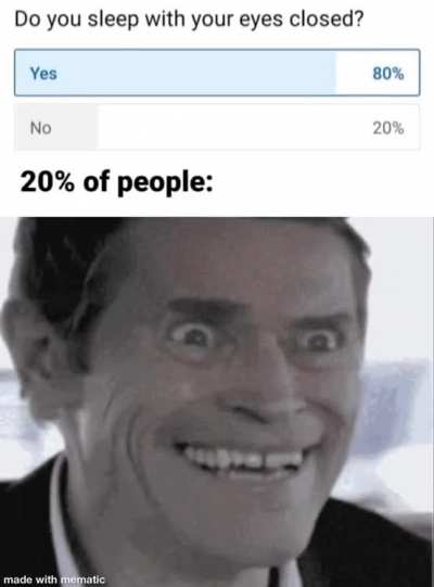 I&rsquo;m something of the 20% myself
