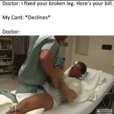Doctor wants his refund