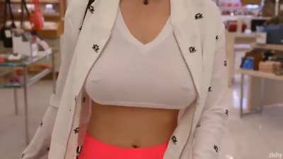 Skye Blue's Titty Drop Moment