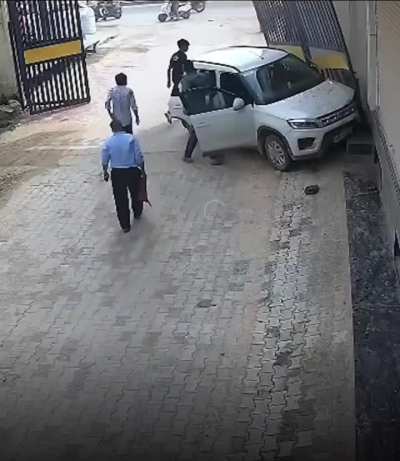 A child suddenly ran onto the road, driver panicked&hellip; that guy💀 luck is insane INDIA