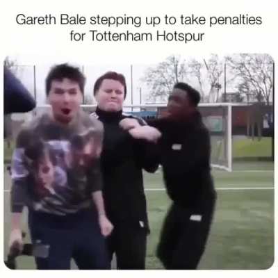 Bale stepping up to take penalties