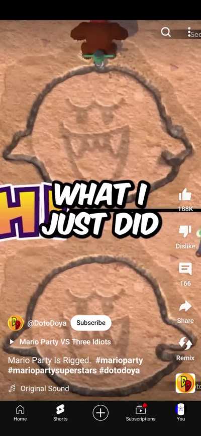 "Mankind can't recreate what I just did"