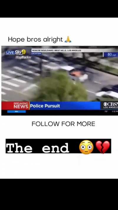 Hope hes alright 