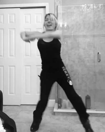 Alexa Bliss does the "Hits the Bricks" dance after being called an irrelevant goofy by a dweller next door