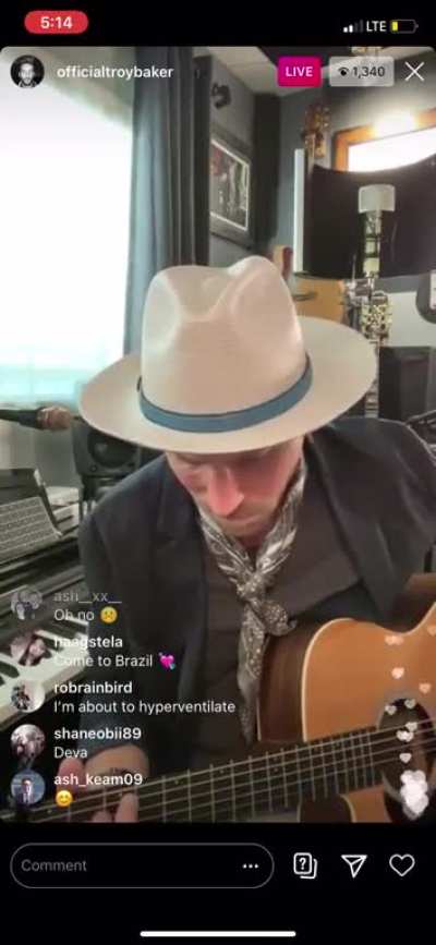 [SPOILERS] Troy Baker sings &ldquo;Future Days&rdquo; on his live today. God the feels.