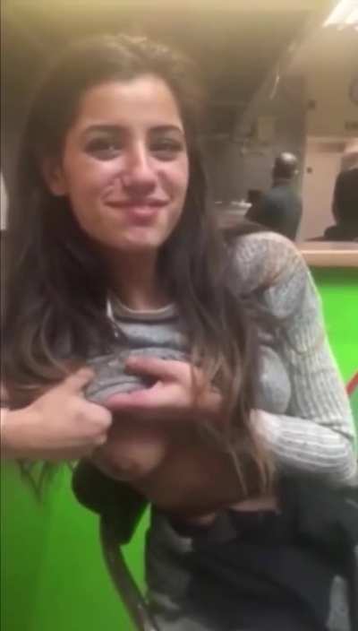 Peak-a-Boob ;)