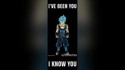 Vegitoposting #28 but the watermark doesn&rsquo;t cover half of the meme