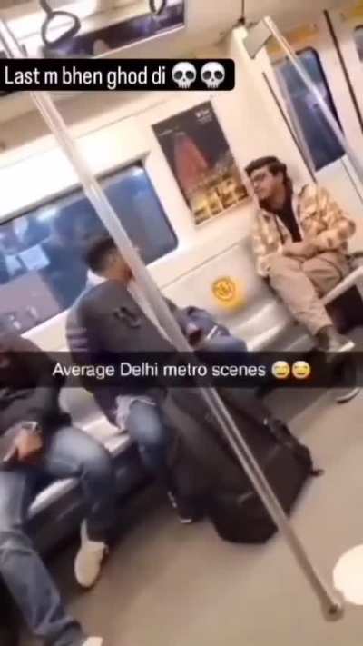 one of the funniest delhi metro fights